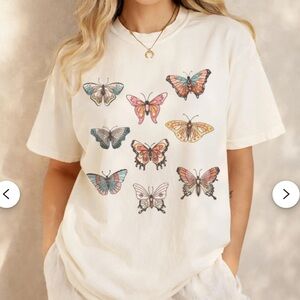 Cream Butterfly Comfort Colors